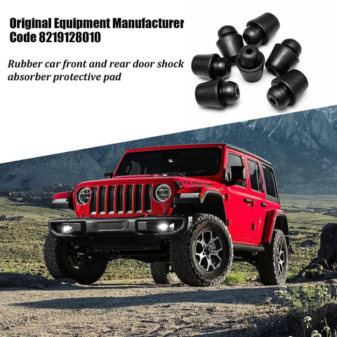 Essential Heavy Duty Rubber Car Door Buffer Pads 10 Pack Slam Stopper Guards Shock Absorbing Auto Bumper Pads on a vehicle