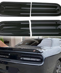 Smoked Tail Light Covers For Dodge Challenger 2015 Through 2024 Rear Light Guards Exterior Trim Kit Smoke Black 4 Pieces