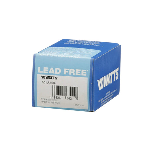 Box of Lead Free Brass Anti Siphon Vacuum Breaker Backflow Preventer With Female NPT Inlet And Outlet Silicone Disc Seat Chrome Hood
