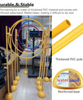 Drone Obstacle Course Kit for FPV Racing Portable Indoor Outdoor Gate and Loop Set with PVC poles and reinforced bases for stability