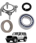 Rear Axle Bearing And Seal Kit For 2007 To 2017 Jeep Wrangler JK JKU Beefy Heavy Duty Replacement With Premium Seal Kit components