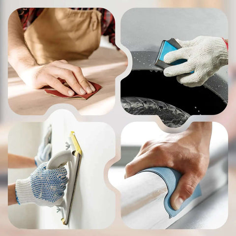 24 Piece Sandpaper Set With 12 Grits From 120 To 3000 Wet Dry Silicon Carbide Sheets For Metal Wood Auto Refinishing And Furniture Smoothing
