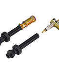 Oil Slick Alloy Valve Cap With Built In Valve Core Remover No Tools Needed For Presta Valves, Dust Cover That Keeps Dirt Out