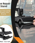 Heavy Duty Bike Repair Stand With Adjustable Clamp, Wall Or Bench Mount, Holds Up To 88 Lbs, for securing bikes during maintenance