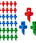 Refraction Mist Sprinkler Heads Kit With 90 Degree 180 Degree And 360 Degree Multi Angle Options for drip irrigation system