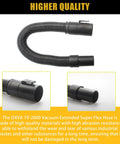 Rugged 1 7 8 Inch Shop Vacuum Hose For Wet Dry Vacuums Super Flex Extension Industrial Grade Flexible Heavy Duty shown coiled