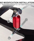 Heavy Duty Aluminum Sway Bar End Links Upgrade Kit For Ryker 600 900 Rally 2019 2025 And Sport 2022 2025 With Red Rod End Dual Bearings For A Tighter Smoother Ride And Improved Suspension Connection on sway bar
