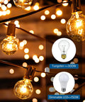 Outdoor Dimmable String Light Dimmer with 100 Foot Control Range Weatherproof 125V Dimmer Switch packaging detail for bulbs