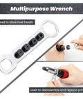 Multipurpose wrench with rivet heads for Cordless Riveting Gun Kit With Brushless Motor For Fast Nut Insert Riveting