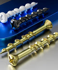 75 Piece Drywall Anchors Kit With Pan Head And Flat Head Designs, Anti Rust Coating, Bolt Anchor Set For Hollow Walls