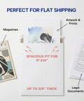 Rigid Cardboard Mailers 12x15 Inches 100 Pack Stay Flat Self Sealing Mailer Envelopes For Photos Artwork And Certificates