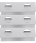 Heavy Hitter Under Desk Laptop Mount Bracket Loaded With Rock Solid Aluminum Construction And Smart Space Saving Layout For Clutter Free Offices And Dependable Ergonomic Computing Setup Silver angle view of aluminum mount with open slots.