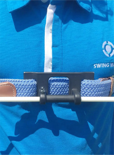 Golf Belt Laser And Rod Mount For Swing Training And Putting Alignment Securely Attaches To Chest