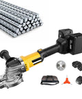 Vdniduir Handheld Steel Bar Cutter Rebar Cold Cutting Saw Portable 2000W Brushless Motor with blades and batteries for construction.