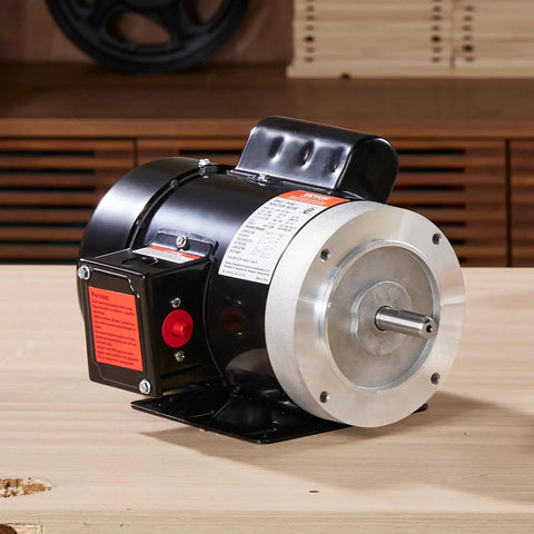 0.75 HP Electric Motor 1725 RPM 115 To 230 Volt Single Phase 56C Frame Five Eighths Inch Keyed Shaft Reversible CW CCW