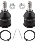 Front Suspension Lower Ball Joint Set 2 Piece For Honda CR-V 2002 2003 2004 2005 2006 2.4L L4 Engine Driver Side And Passenger Side Replacement K80223 Premium Heavy Duty Steel, pair with clips
