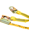 50 Ft Vertical Lifeline Assembly With Adjustable Rope Grab And Shock Absorber, heavy duty synthetic rope detail view
