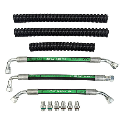 High Pressure Oil Pump HPOP Hoses And Crossover Replacement Kit For Ford Powerstroke 7.3L Diesel 1999 To 2003 Excursion F250 F350
