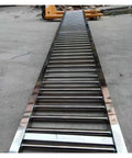 Heavy Duty Workhorse Lightweight Warehouse Conveyor With 1 Inch Galvanized Steel Rollers Non Powered Roller Slide System For Efficient Material Handling Unloading And Transport In Factories, long view