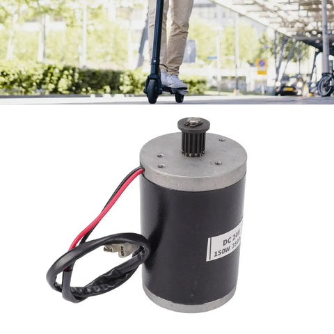 Brushed 150W Electric Scooter Motor Replacement With Ride Ready Power, Stable 3500 RPM Transfer Aluminum Alloy Drive