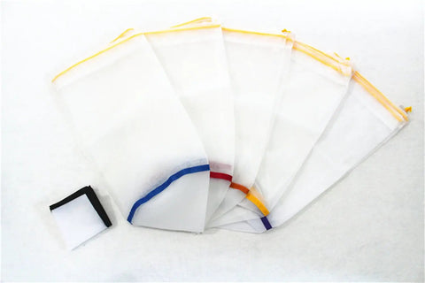 All Mesh 5 Gallon Plant Filter Bags Set Reusable Bubble Filtration Bags With Storage Bag And Screen Includes 5 Bags