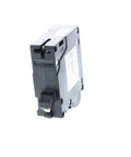 20 Amp 1 Pole Dual Function CAFCI GFCI Circuit Breaker with Plug On Neutral No Fuss Install for Load Centers, side view