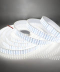 16.4Ft Triple Row LED Strip Lights Daylight White 6000K DC12V 1800 LEDs Dimmable Flexible Outdoor IP67 wheel light strips.