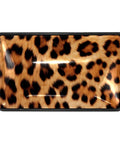 Rectangular Black Drawer Pulls With Screws For Cabinets Bookcase Drawers And Dressers Leopard Print ABS Glass Durable