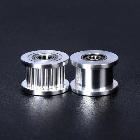 3D Printer Timing Belt Kit With 20 Tooth Idler Pulley Bore 3mm 4mm 5mm No Slip Transmission For Prusa I3 MK3 Belts close-up view
