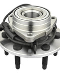 4WD Front Wheel Hub And Bearing Assembly Compatible With Cadillac Escalade EXT, Chevy Avalanche 1500, ABS, 6 Lug