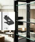 Stainless Steel Shelf Clip Pins 50 Pack Adjustable Bracket Clips for kitchen cabinet and bookcase shelving support