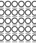 Heavy Duty Rubber Retaining Rings And Fastener Pins For Electric Wrench Socket Replacement 50 Set displayed, showing rubber rings and metal pins.