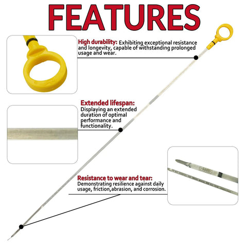 Oil Dipstick Replacement For Chrysler Town And Country 2006 2010 Pacifica 2006 2008 Grand Caravan 3.3L 3.8L Engine Dipstick OEM 04666139AA 917-320 with features