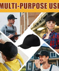 8 Pack Baseball Bump Caps Safety Hard Hat Style With Breathable Shell And Detachable ABS Inner Shell Foam Pad For Warehouse Use