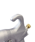 Whisper Jet 80 Safety Air Gun with Volume Control and Pistol Grip for quiet pro-grade cleaning, aluminum body close-up