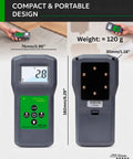 Non Destructive Digital Moisture Meter For Concrete Floors And Walls Surface Moisture Tester CME 822 Pro Grade Fast Reads Before Flooring Coating Or Tiling On Slabs And Screed, 160mm handheld