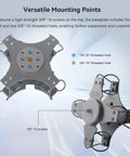 Vibration Isolator Wire Mount for DJI RS Series Gimbals Up to 11 Lb Payload Shock Absorbing Stabilizer Accessory shown with mounting screws
