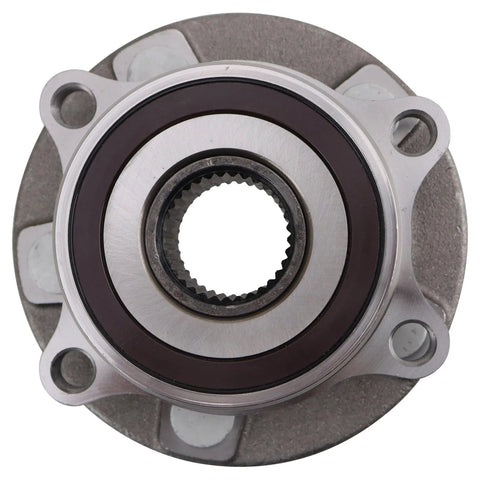Rear Left And Right Wheel Bearing And Hub Assembly Set For 2020 To 2025 Ford Explorer Police Interceptor Utility And Lincoln Aviator Two Piece Beefed Up Heavy Duty Replacement Kit top view