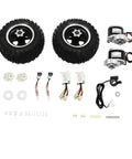 Upgrade Your Ride With A 24V 250W Electric Cart Conversion Kit Featuring 10 Inch Wheels, Controller And Thumb Throttle components