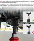 Beefy Heavy Duty Bottle Jack Axle Adapter Lifting Saddle Cradle For 2 Inch, 3 Inch, And 4 Inch Round Axles And 2 Inch Square Axle