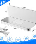 Ultra Slim Invisible Cabinet Door Magnets With High Adhesion No Drilling Required Strong Magnetic Catch size diagram