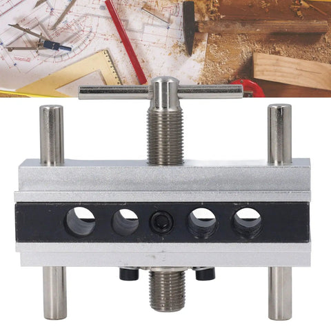 Self Centering Dowel Jig Kit With Six Tungsten Bushings For Slick Straight Bore Alignment Heavy Duty Aluminum Drilling Guide