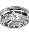 Round Magnetic Parts Tray With Heavy Duty Magnet Stainless Steel Workbench Organizer For Small Hardware And Tools Keeps Nuts Bolts And Screws