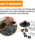 3/4 To 1 Inch Backflow Repair Kit For 975XL 975XL2 Replacement with illustrated parts, including O-rings, seats, and springs