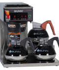 Automatic Commercial Coffee Brewer With 3 Lower Warmers 120V Delivers 3.9 Gallons Per Hour Hot Water Tap And Backup Pour Over