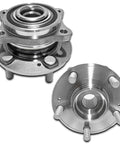 Front Or Rear Wheel Bearing Hub Assembly Direct Fit Replacement Drop In For Hyundai Santa Fe 2007 To 2020 Santa Fe Sport 2013 To 2018 Santa Fe XL Veracruz 2007 To 2012 And Kia Rondo Sorento Front Or Rear, shown in close-up detail.