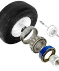 Heavy Duty Bearing And Axle Rebuild Kit For Front Caster Wheels On Lawn Mowers Built To Last With Spring Loaded Seals And Bore Sealant