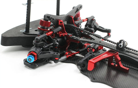 SPEC-R R1 1/10 Scale RC Electric Touring Car 4WD Carbon Fiber Main Chassis Kit With Upper Plate Front 52mm Dogbones