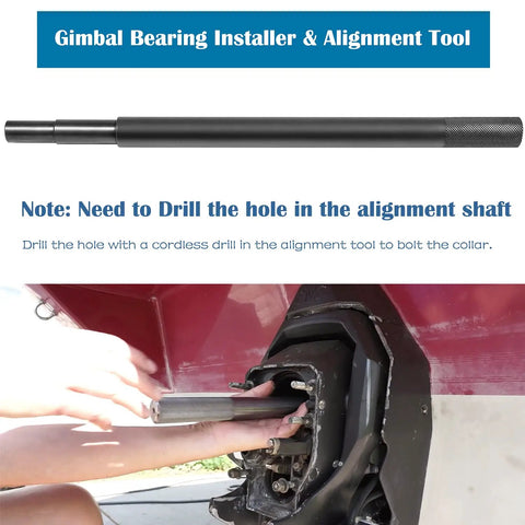 Gimbal Bearing Puller And Engine Alignment Tool Kit For Mercruiser Alpha Bravo OMC Volvo Installer And Alignment Bar