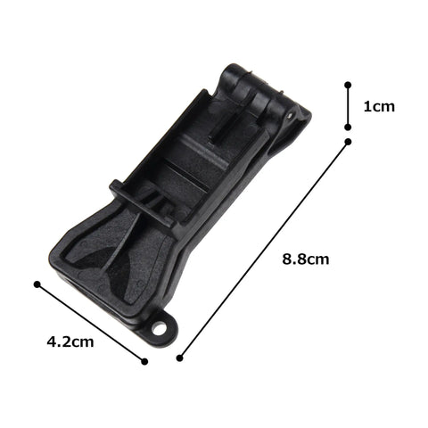 Giga-TX Jack Module Termination Tool For RJ Plug Installations, Pro Grade Easy-Grip Tool With Smooth Forward Termination Ensuring Fully Seated Conductors, Works On TP Style Giga-TX Modules, 1 Pack, black plastic, 8.8cm x 4.2cm